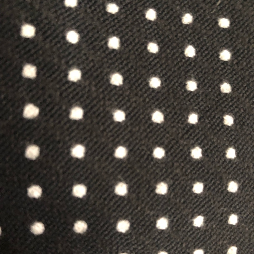 Eva Franco Black & White polka dot skirt wool & cotton blend USA made Size 4 - Picture 7 of 12
